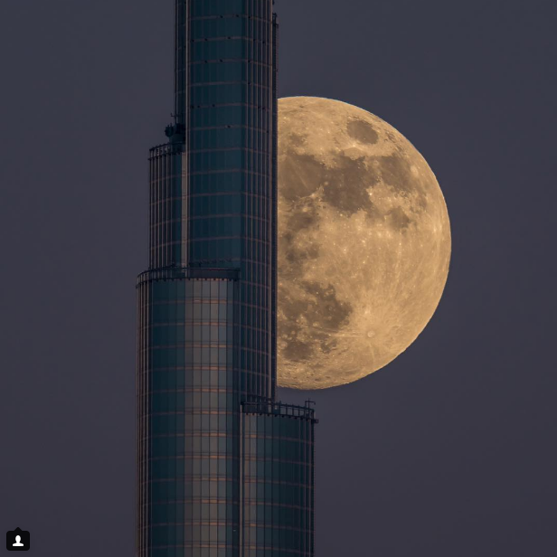 Siêu trăng ở Dubai. (Nguồn: thecreatorsproject.vice.com)