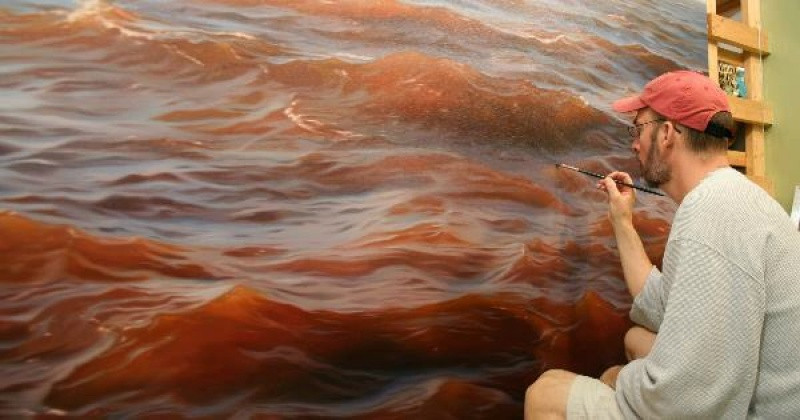 Matthew Cornell không vẽ con người bởi ông cho rằng chính bản chất của tự nhiên là yếu tố lý tưởng nhất. (Nguồn: brightside)