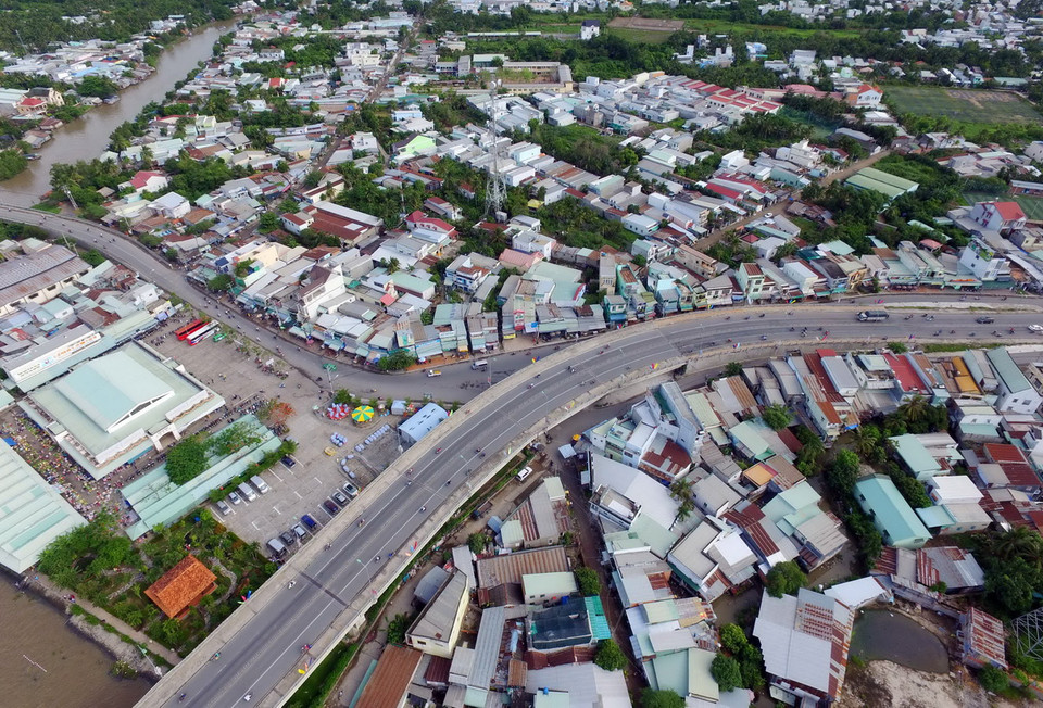 Một góc thành phố Cần Thơ. (Nguồn: TTXVN) 