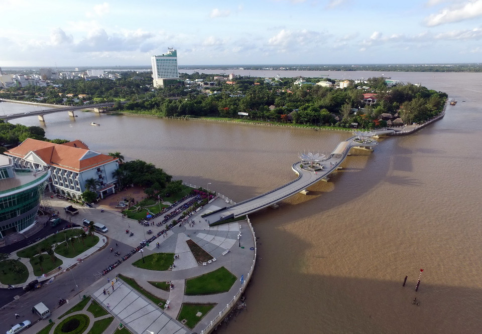 Một góc thành phố Cần Thơ. (Nguồn: TTXVN) 