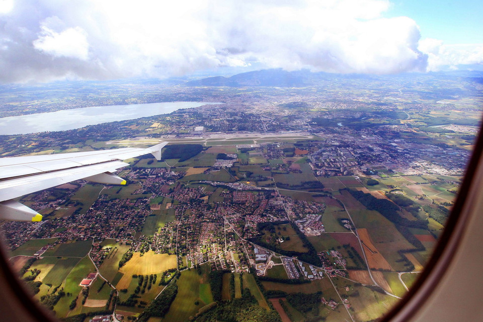 Thủ đô Prague dưới cánh bay. (Ảnh: Quang Hải/TTXVN) 