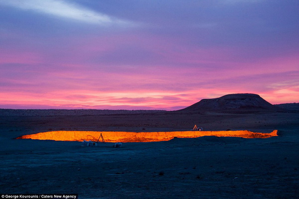 Đây là một trong những nơi có trữ lượng khí gas dồi dào nhất trên thế giới. (Nguồn: dailymail.co.uk)