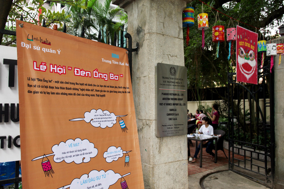 Chương trình do Đại sứ quán Italy phối hợp với KAI ART CENTER tổ chức. (Ảnh: Doãn Đức/Vietnam+)