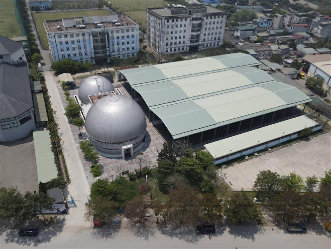 Khu tập luyện và thi đấu môn Bi sắt. (Ảnh: Minh Quyết/TTXVN)