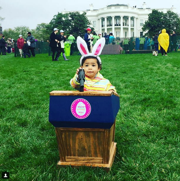 Một khách nhí tham gia sự kiện. (Nguồn: buzzfeed)