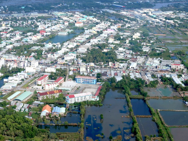 Phường 8, thành phố Cà Mau. (Ảnh: Duy Khương/TTXVN)