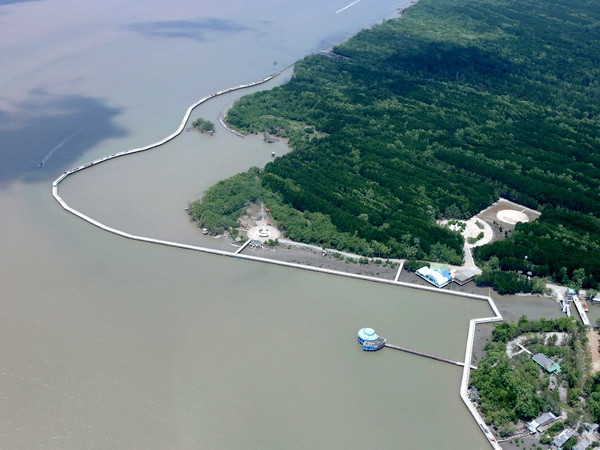 Mũi Cà Mau. (Ảnh: Duy Khương/TTXVN)