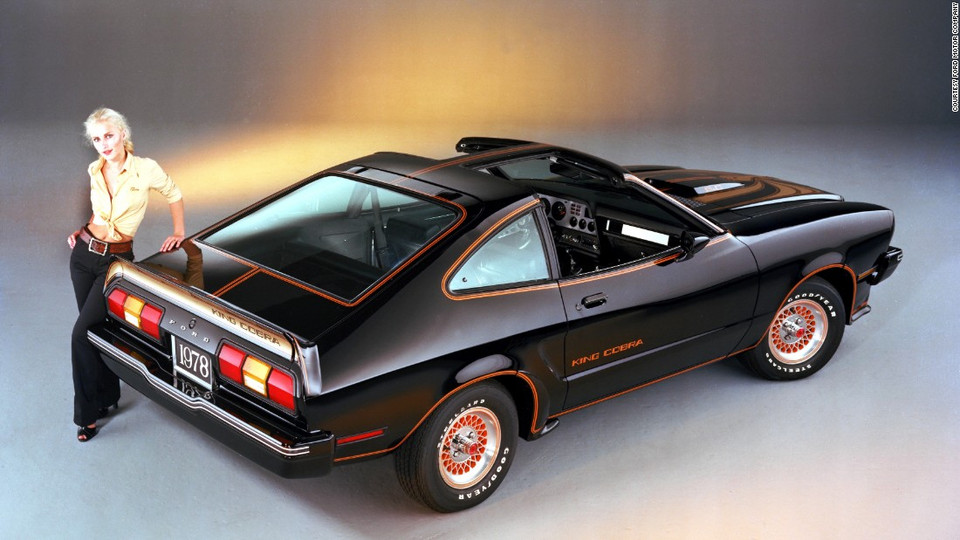 Mẫu Ford Mustang II King Cobra 1978. Mẫu xe chỉ sản xuất một số lượng hạn chế với số lượng 4.313 chiếc.