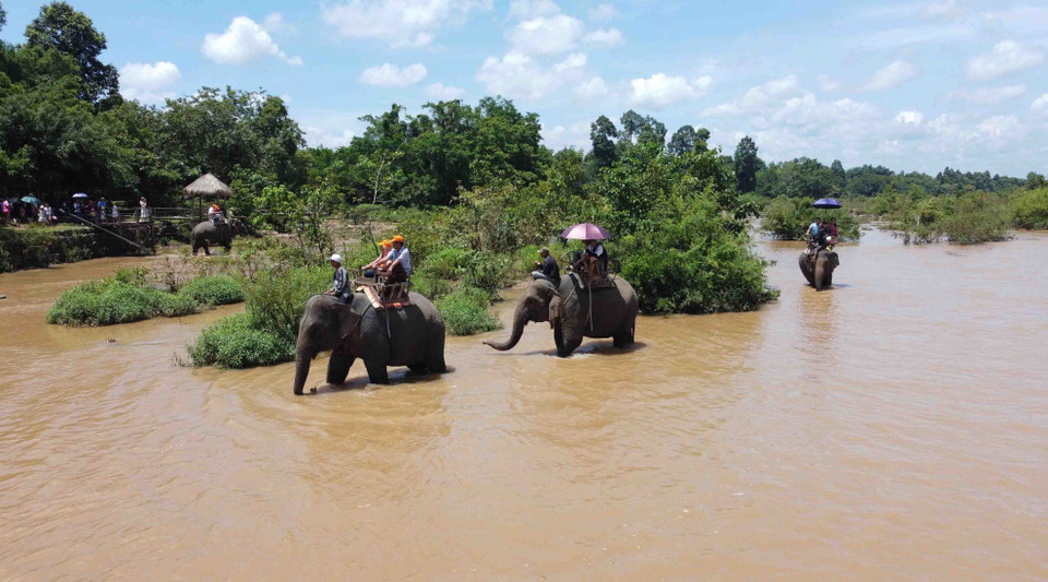 Khu du lịch Buôn Đôn. (Ảnh: Vũ Sinh/TTXVN)