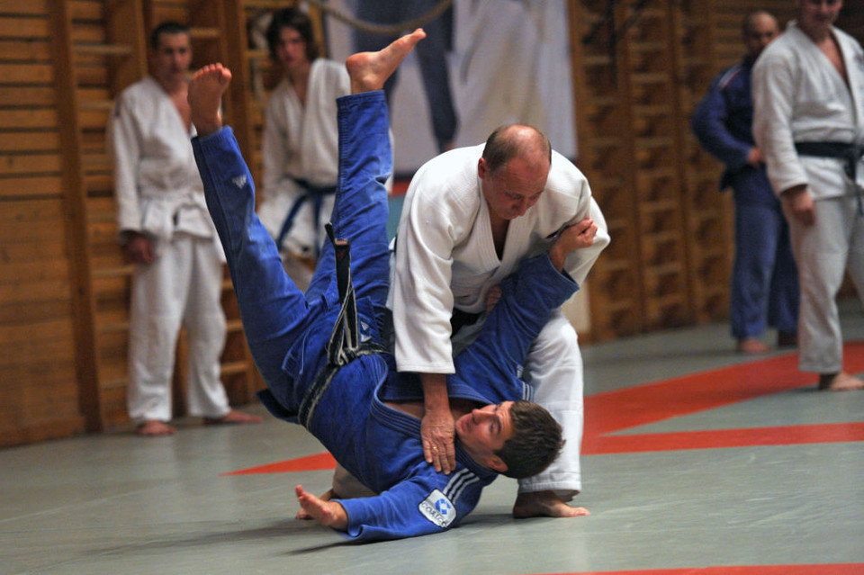  Người đàn ông quyền lực nhất nước Nga thể hiện sức mạnh qua môn võ Judo. (Nguồn: Sputnik)