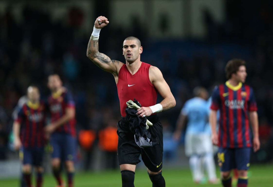 Victor Valdes. (Nguồn: Getty Images)