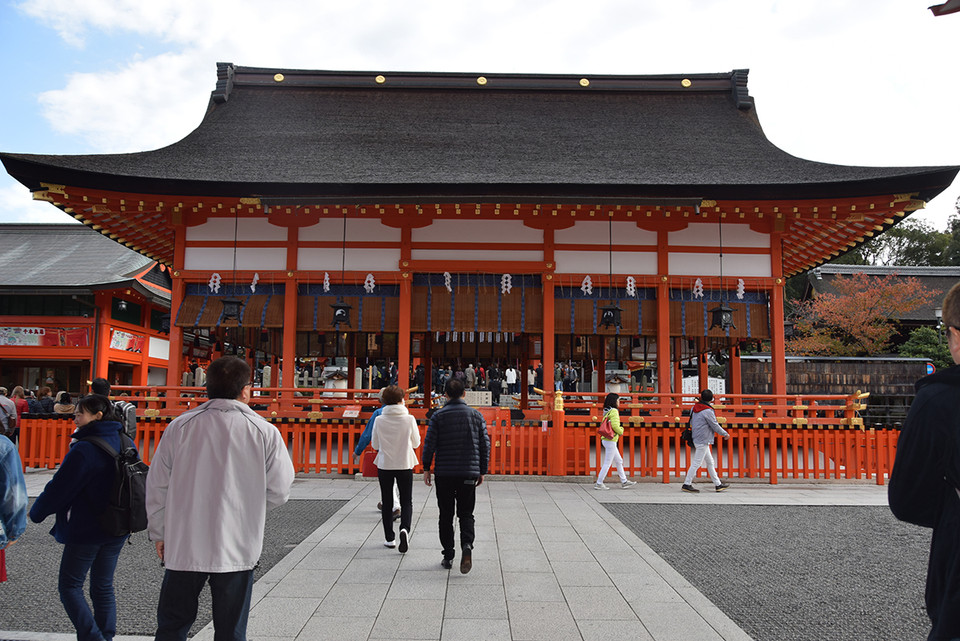 Cụm đền chính của đền Fushimi Inari - Cụm đền chính của đền Fushimi Inari. (Ảnh: Nguyễn Tuyến​/Vietnam+)