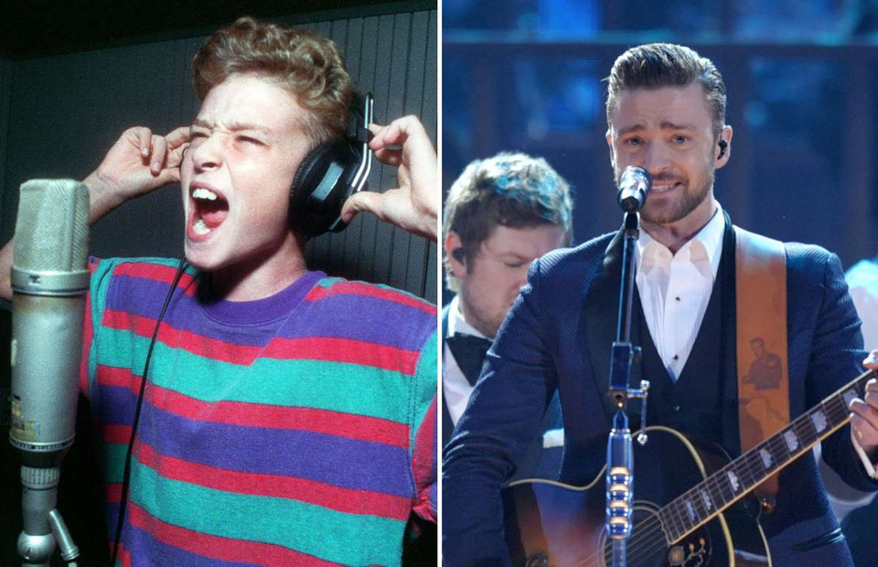 Justin Timberlake (1992 và 2013) là một trong những học viên xuất sắc của câu lạc bộ The Mickey Mouse. (Nguồn: AP)