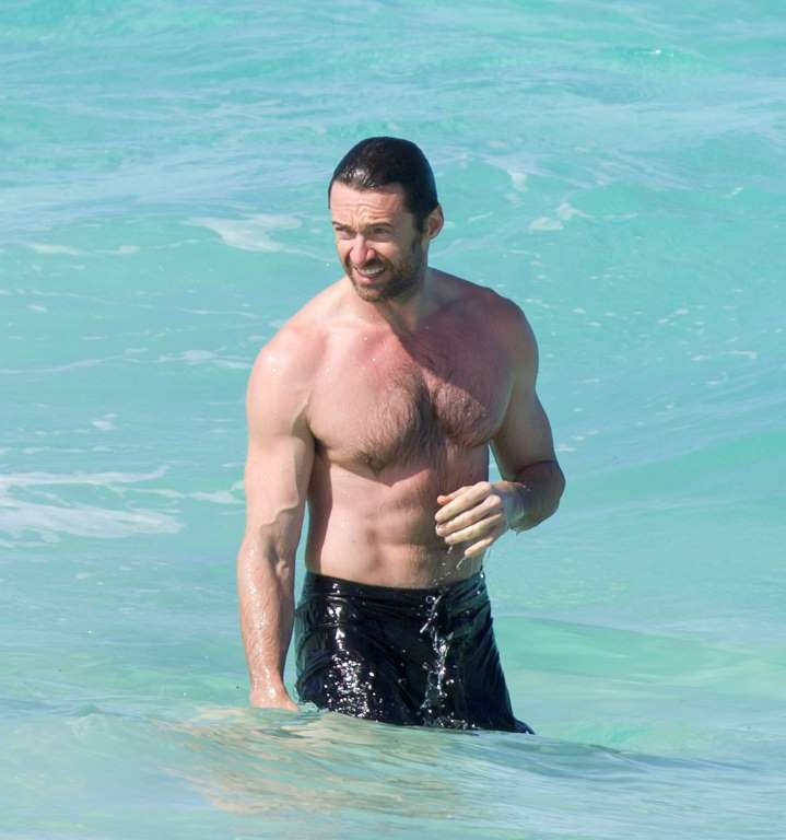 Hugh Jackman thích bơi để giữ thân hình cân đối. (Nguồn: Corbis)