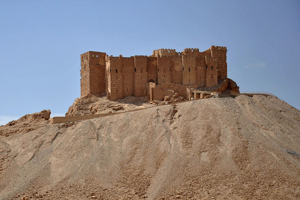 Lâu đài Fakhr-al-Din al-Maani, được xây dựng vào khoảng năm 1230 ở phía trên một ngọn đồi. (Nguồn: AFP)