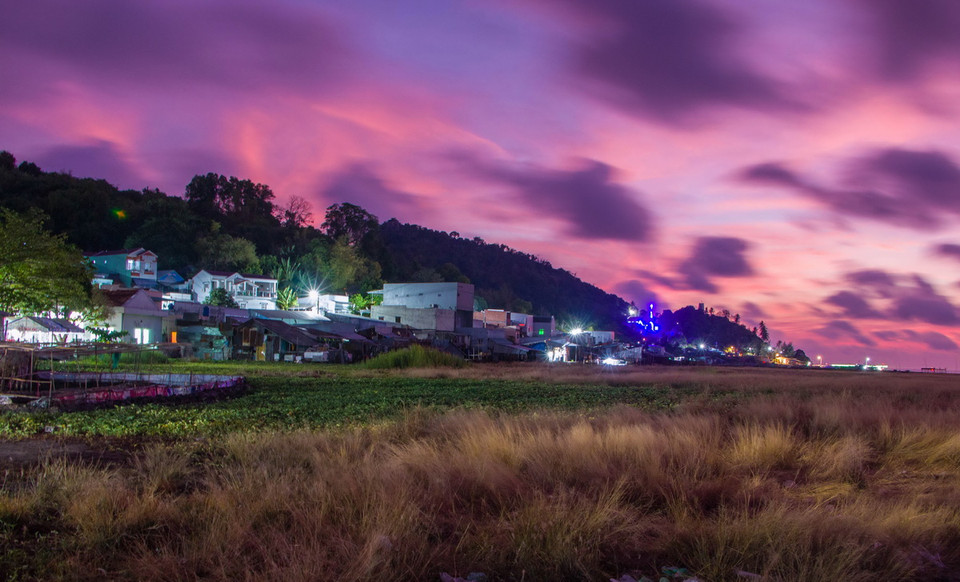 Một góc Hòn Tre, trung tâm huyện Kiên Hải hôm nay. (Ảnh: Duy Khương/TTXVN)