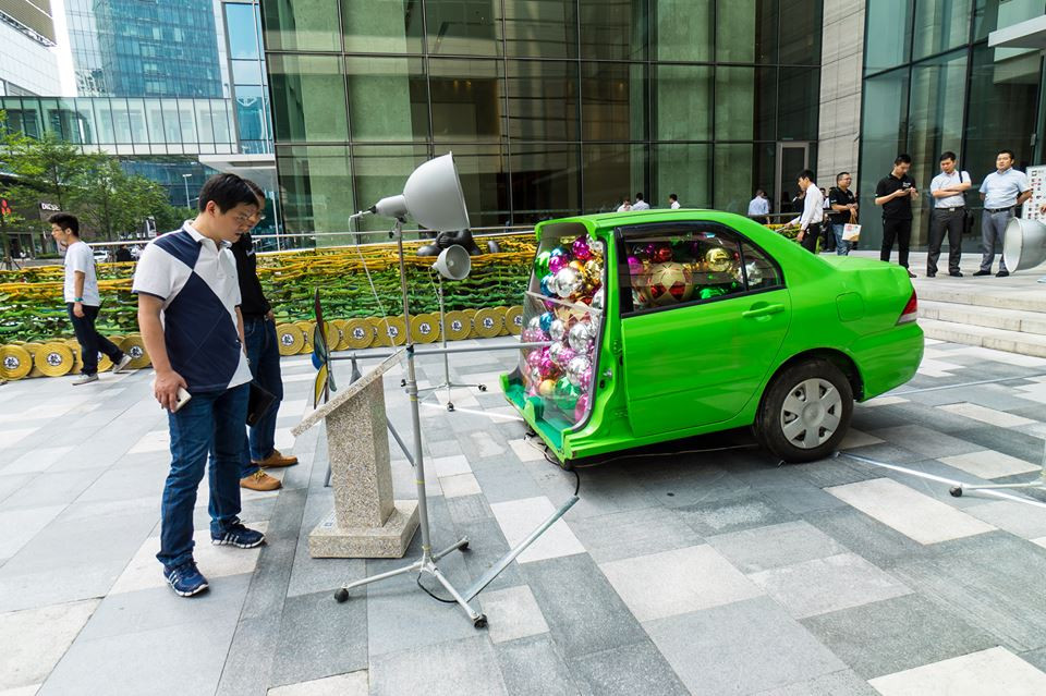 Một buổi triển lãm nhằm giáo dục nhận thức bảo vệ môi trường đã được tổ chức ở Thượng Hải vào ngày 21/9. (Nguồn: CCTVNews)