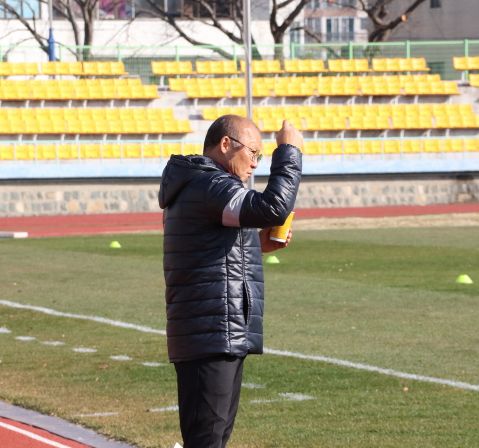 Huấn luyện viên Park Hang-seo. (Ảnh: Trần Phương/Vietnam+)