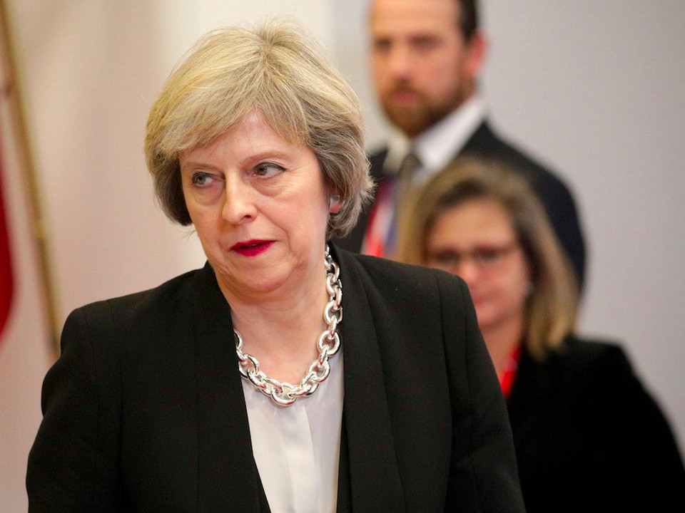 Thủ tướng Theresa May sau đó đã chủ trì một cuộc họp 45 phút của ủy ban Cobra, ủy ban của chính phủ chuyên về đối phó với những vấn đề khẩn cấp, để thảo luận về phản ứng tức thời của chính phủ đối với vụ việc. (Nguồn: PA)