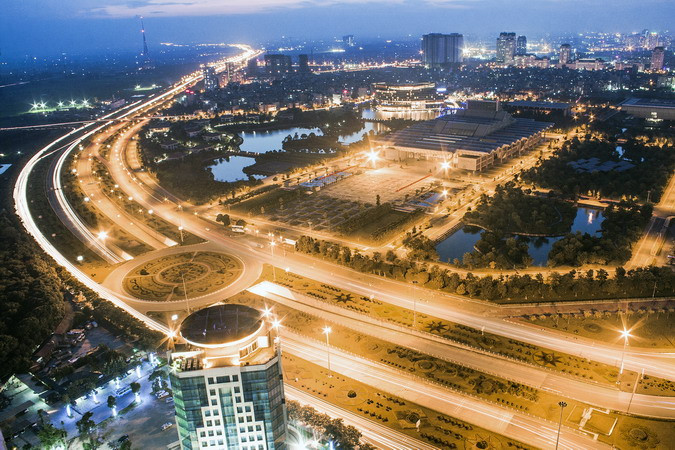 Đường Láng – Hòa Lạc. (Ảnh: Trọng Đạt/TTXVN)