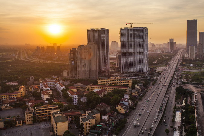 Khu vực phía Tây của Thủ đô. (Ảnh: Trọng Đạt/TTXVN)