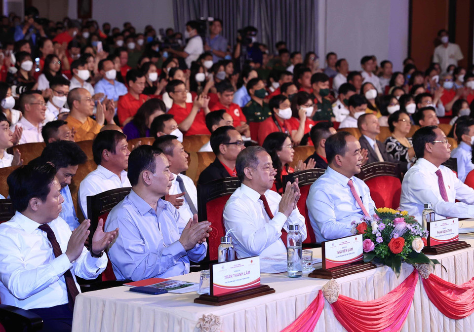 Các đại biểu dự chương trình. (Ảnh: Thống Nhất/TTXVN)