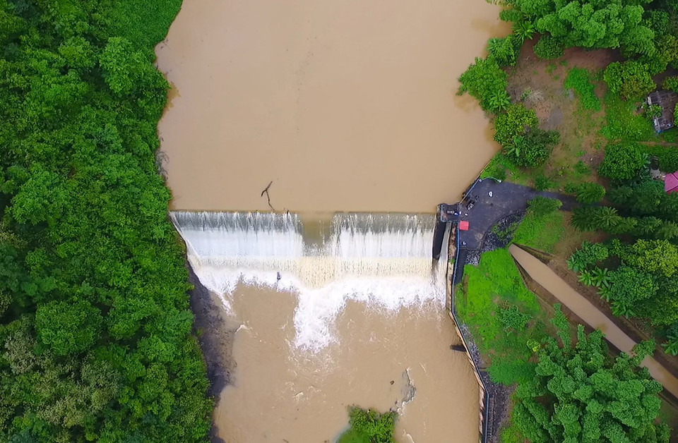 64 năm sau chiến thắng lịch sử Điện Biên Phủ, 'mạch sống Điện Biên'- Đại công trình thủy nông Nậm Rốm vẫn còn vẹn nguyên giá trị lịch sử và vai trò thiết thực. (Ảnh: Nguyễn Xuân Tiến/TTXVN)