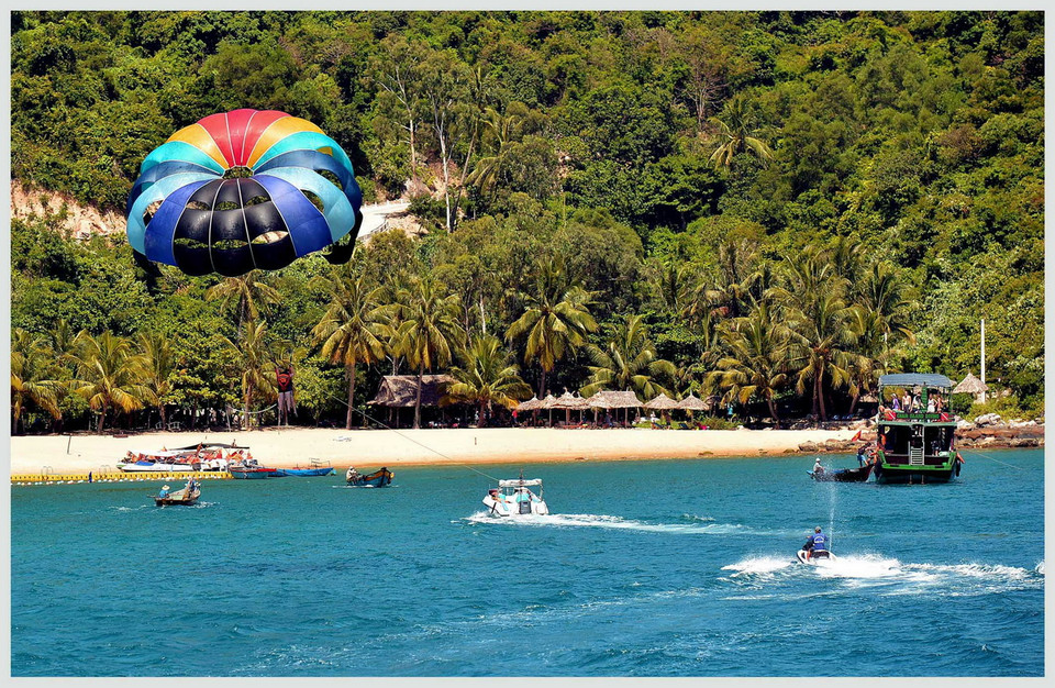 Cù lao Chàm, địa danh thuộc xã đảo Tân Hiệp, thành phố Hội An, tỉnh Quảng Nam đã được UNESCO công nhận là khu dự trữ sinh quyển thế giới. (Ảnh: Thanh Hà/TTXVN)