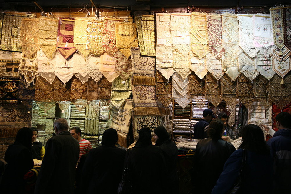 Chợ Souk Al Hamidiyah, chợ lớn nhất ở Damascus. (Nguồn: Sputniknews)