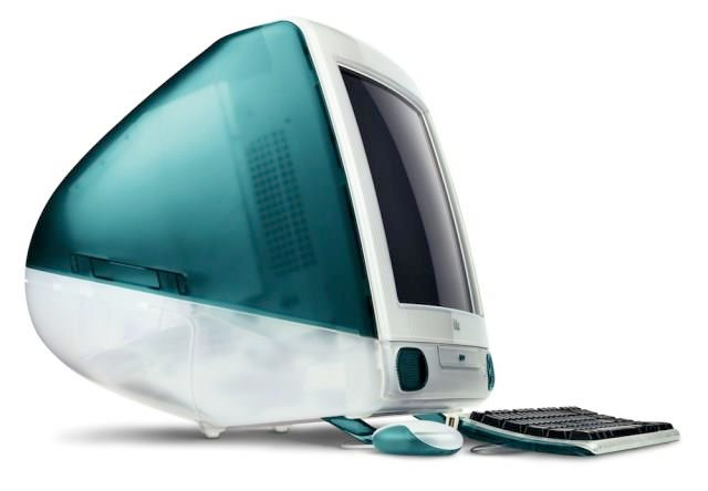 iMac G3: Bondi Blue tất cả trong một ra mắt năm 1998. (Nguồn: 512 Pixels)