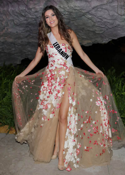 Hoa hậu Liban 2014 Saly Greige. (Nguồn: Wire Images)