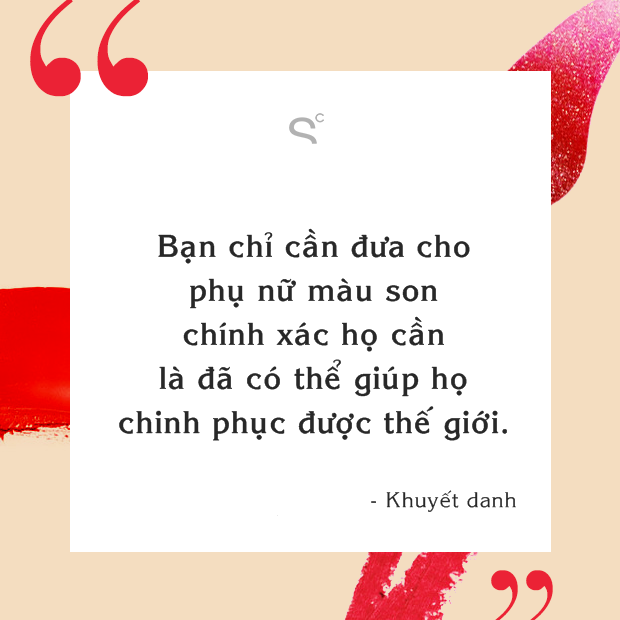 Phụ nữ có thể làm chao đảo cả thế giới, chỉ với một thỏi son ư?