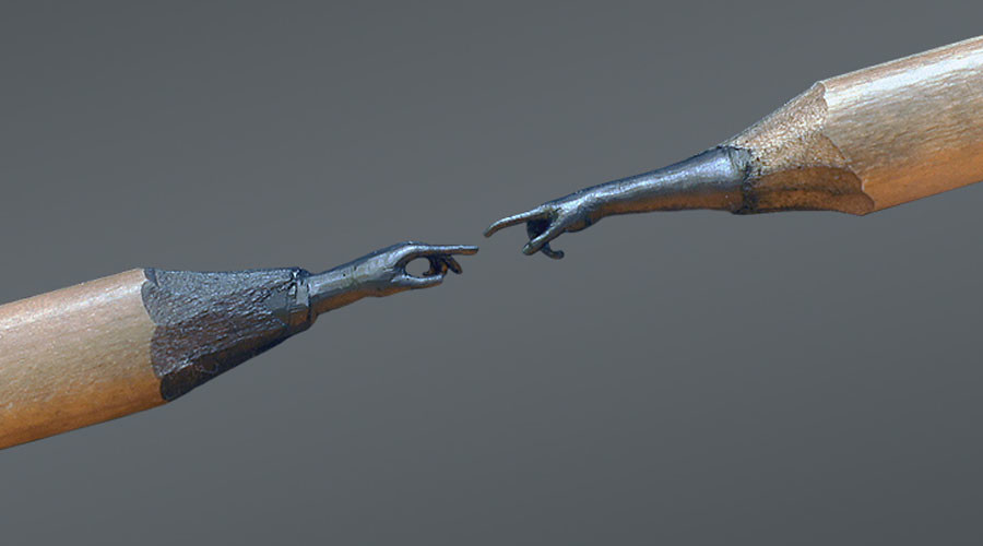 Jasenko Djordjevic, nghệ nhân điêu khắc người Bosnia, đã biến những chiếc bút chì rẻ tiền trở thành các tác phẩm nghệ thuật vô giá. (Nguồn: RT)