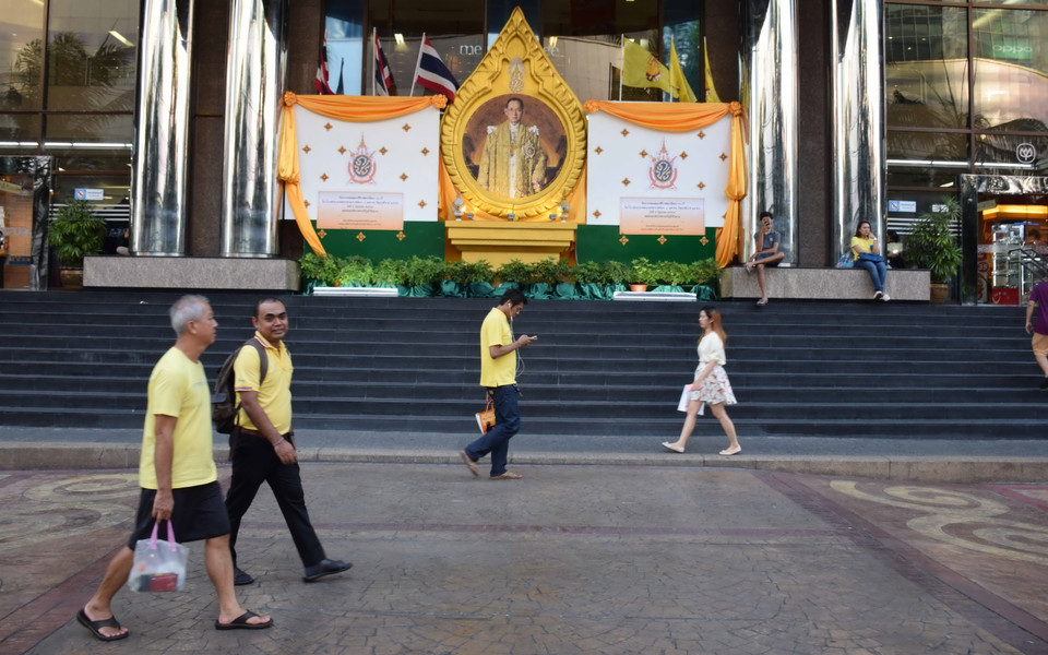 Sau 7 thập kỷ ngồi trên ngai vàng, Quốc vương Bhumibol được nhiều người Thái xem là trụ cột của sự ổn định trong suốt nhiều thập niên bất ổn chính trị tại đất nước này. (Ảnh: Sơn Nam/Vietnam+)