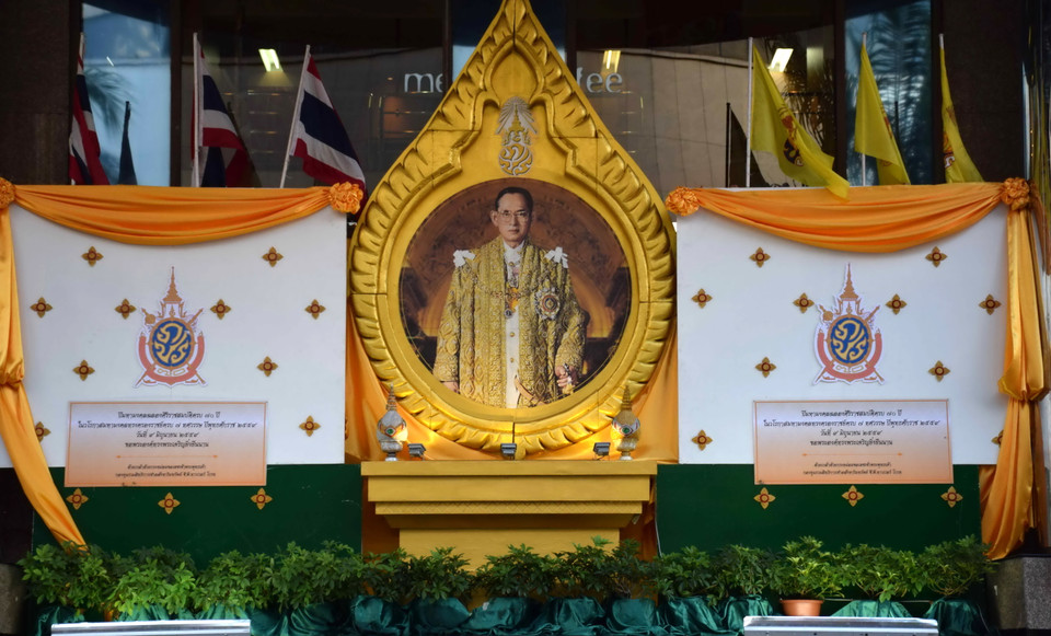 Nhà Vua Thái Lan Bhumibol Adulyadej (9/6/1946-9/6/2016) là vị quân chủ có thời gian trị vì lâu nhất thế giới. (Ảnh: Sơn Nam/Vietnam+)