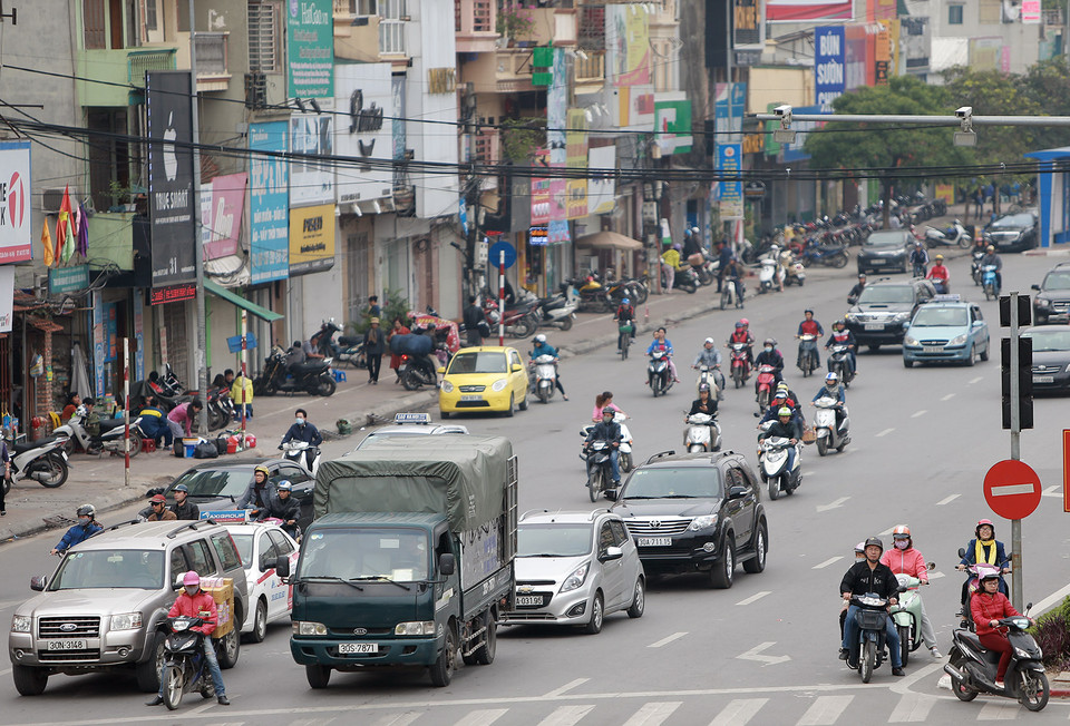 Với hệ thống gần 400 camera, Phòng Cảnh sát giao thông có thể nắm được tình hình giao thông trên địa bàn, đồng thời ghi hình các vi phạm giao thông nhằm xử lý triệt để các vi phạm. (Ảnh: Huy Hùng/TTXVN)
