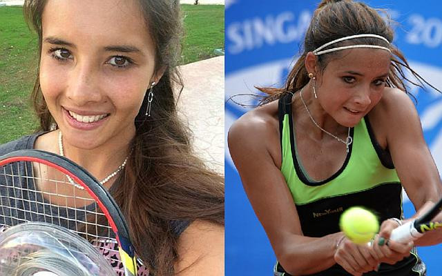 Katharina Lehnert, vận động viên quần vợt người Philippines, 21 tuổi. Cô giành huy chương đồng cho giải đơn nữ và huy chương bạc cho giải đồng đội. (Nguồn: straitstimes.com)