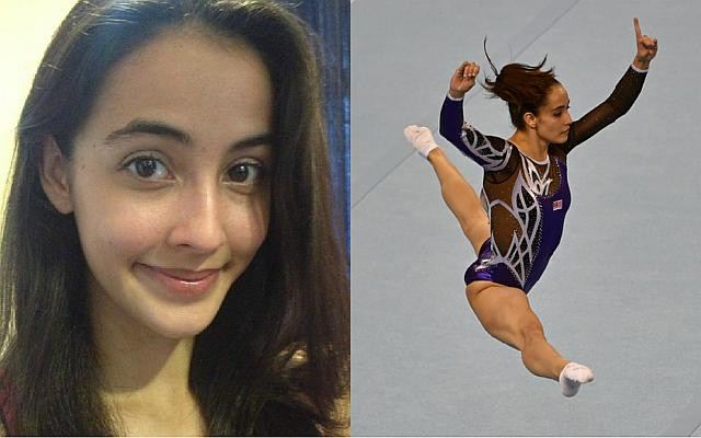 Farah Ann Abdul Hadi, vận động viên thể dục dụng cụ đội tuyển Malaysia, 21 tuổi. Mặc dù sở hữu 6 huy chương vàng nhưng nữ vận động viên này đang bị cộng đồng mạng chỉ trích vì trang phục quá hở hang. (Nguồn: straitstimes.com)