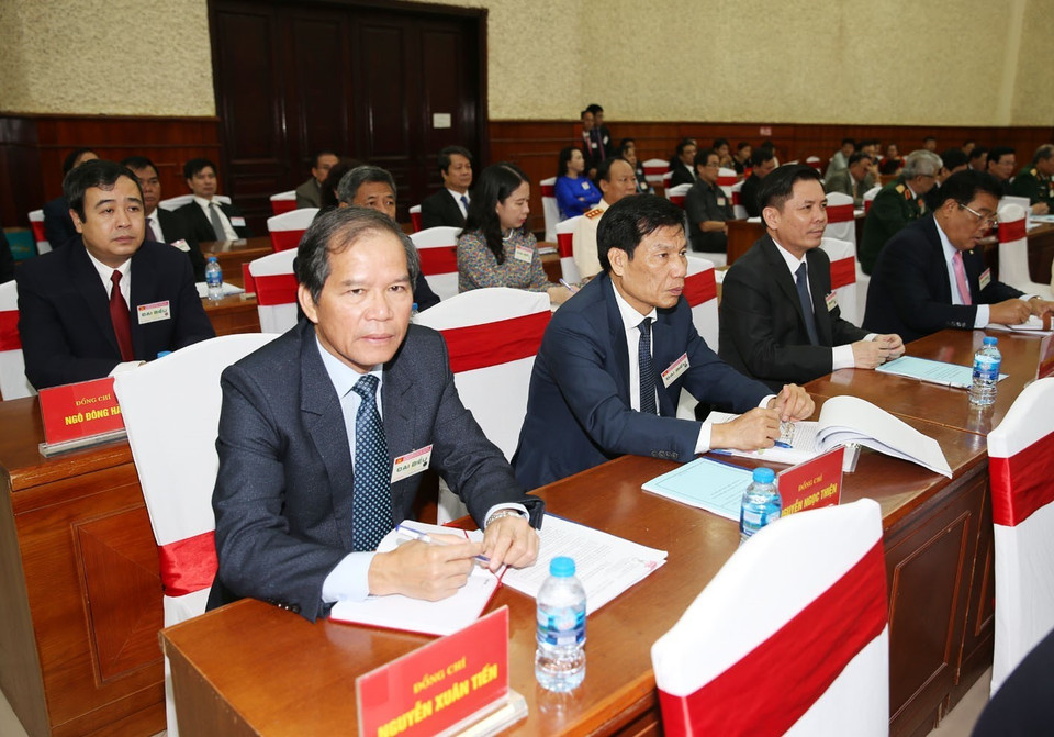 Các đại biểu dự Lớp bồi dưỡng, cập nhật kiến thức. (Ảnh: Trí Dũng/TTXVN)