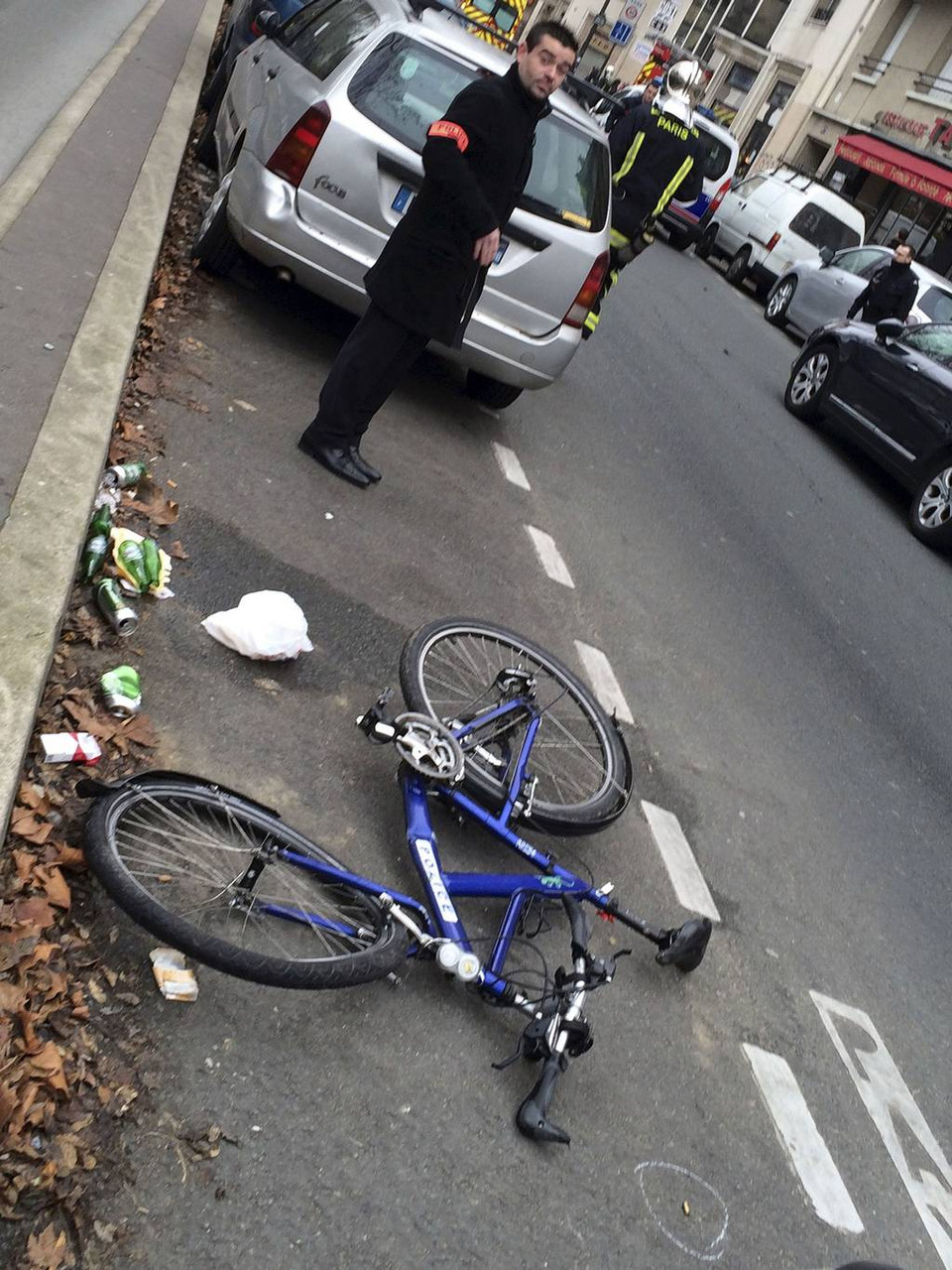 Hiện trường vụ xả súng.