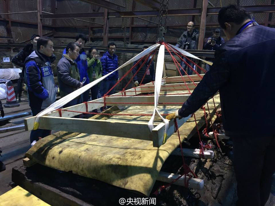 Theo tính toán, ngôi mộ này có từ thời Tây Hán. (Nguồn: CCTVNews)