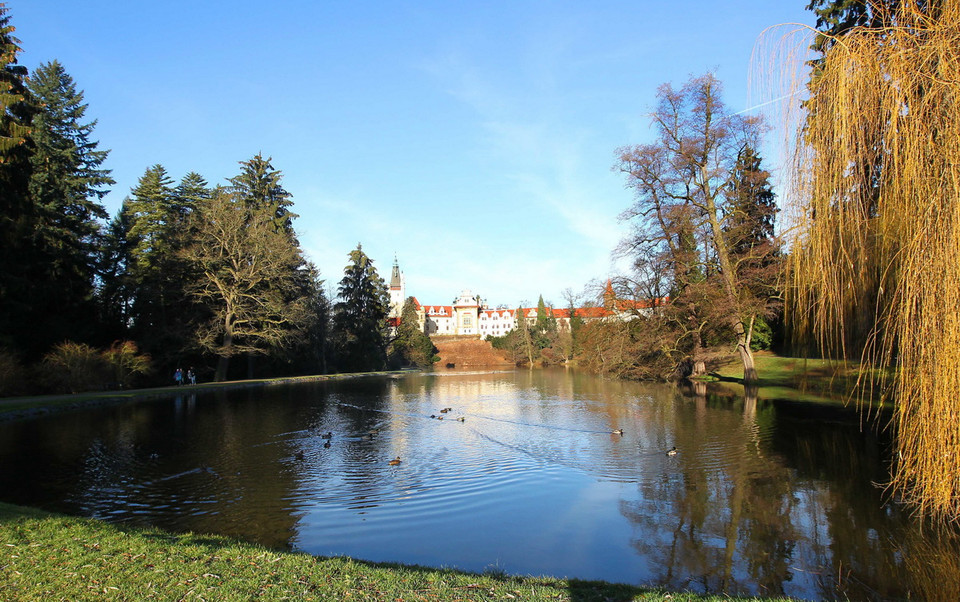  Khu công viên, lâu đài Pruhonicky là điểm du lịch hấp dẫn với du khách khi đến Prague. (Ảnh: Quang Hải/TTXVN) 