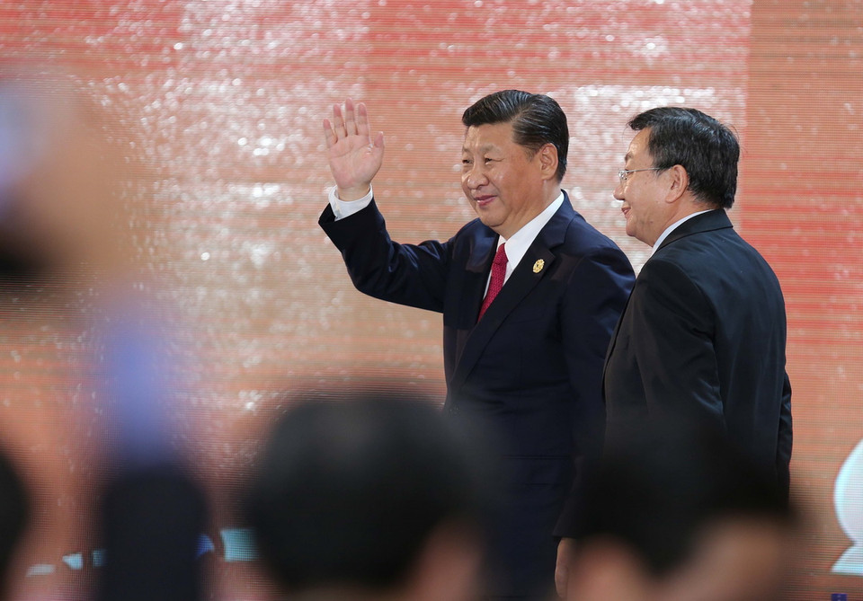  Chủ tịch Trung Quốc Tập Cận Bình đến dự, phát biểu tại Hội nghị Thượng đỉnh Doanh nghiệp APEC 2017. (Nguồn: TTXVN)