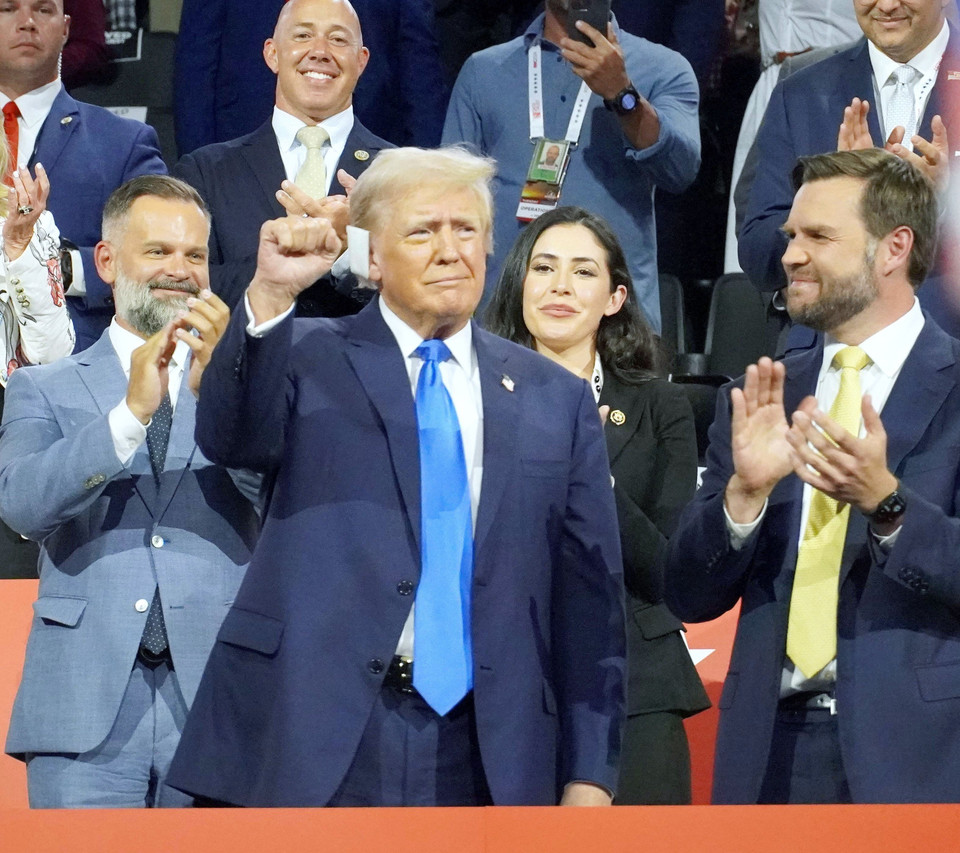 Ngày 15/7/2024, Đại hội toàn quốc đảng Cộng hòa của Mỹ, diễn ra ở thành phố Milwaukee, bang Wisconsin, đã thông qua Cương lĩnh năm 2024, trong đó có những thay đổi về một số vấn đề đối nội và đối ngoại. (Ảnh: Kyodo/TTXVN)