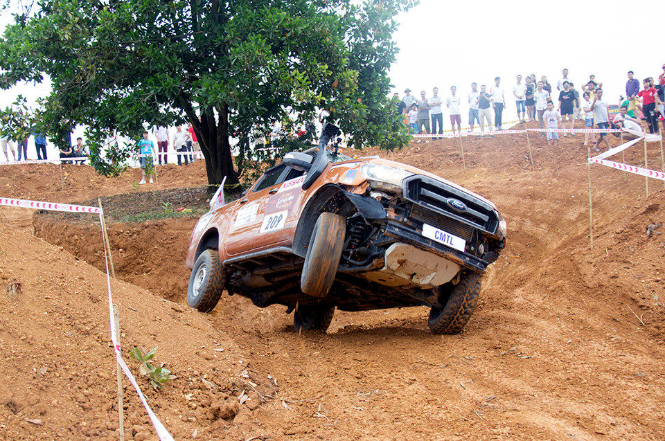 Những thử thách mà ban tổ chức đưa ra cho các đội tham dự. (Ảnh: Doãn Đức/Vietnam+)