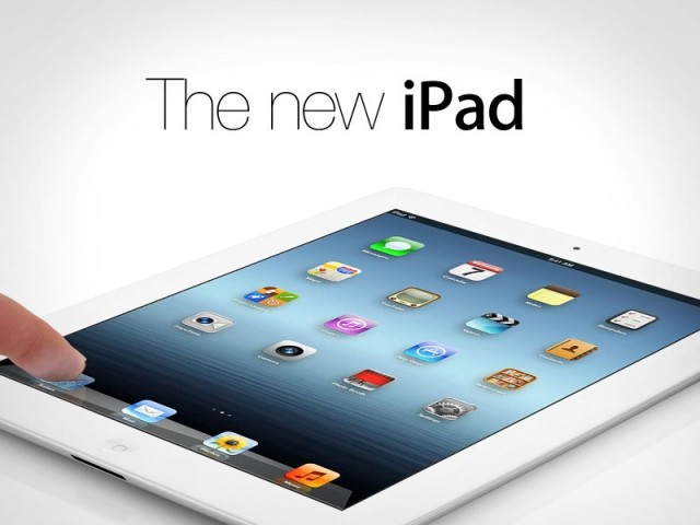 Ngày 7/3/2012, iPad thế hệ thứ 3 ra mắt với tên gọi new iPad. Ngày 16/3/2012, nó được bán ra. Điểm mới nâng cấp quan trọng của mẫu máy tính bảng này là màn hình retina.