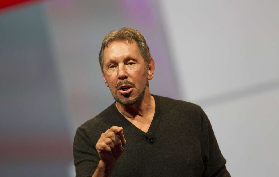 Larry Ellison- Nhà sáng lập của Oracle hiện đang sở hữu tổng tài sản lên tới 53 tỷ USD. (Nguồn: Getty Images)