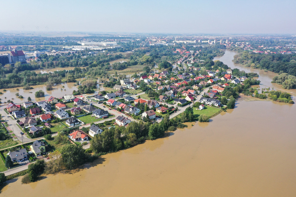 Ngập lụt tại Hạ Silesian (Ba Lan) ngày 18/9/2024. (Ảnh: PAP/TTXVN)