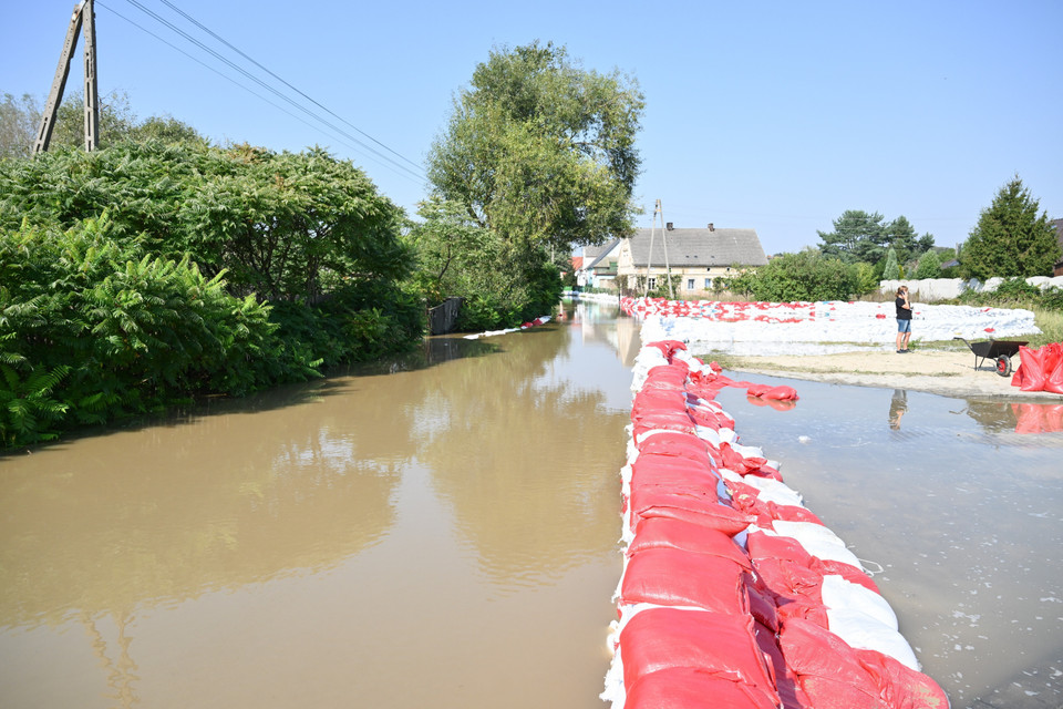 Ngập lụt tại Hạ Silesian (Ba Lan) ngày 18/9/2024. (Ảnh: PAP/TTXVN)