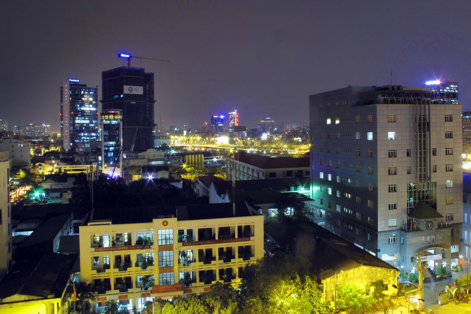 Một góc quận 4, Thành phố Hồ Chí Minh. (Ảnh: Tràng Dương/TTXVN)